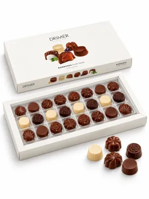 Drimer long white box with 24 assorted chocolates – gift delivered in Buenos Aires