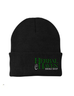 Knit Beanies with embroidered logo