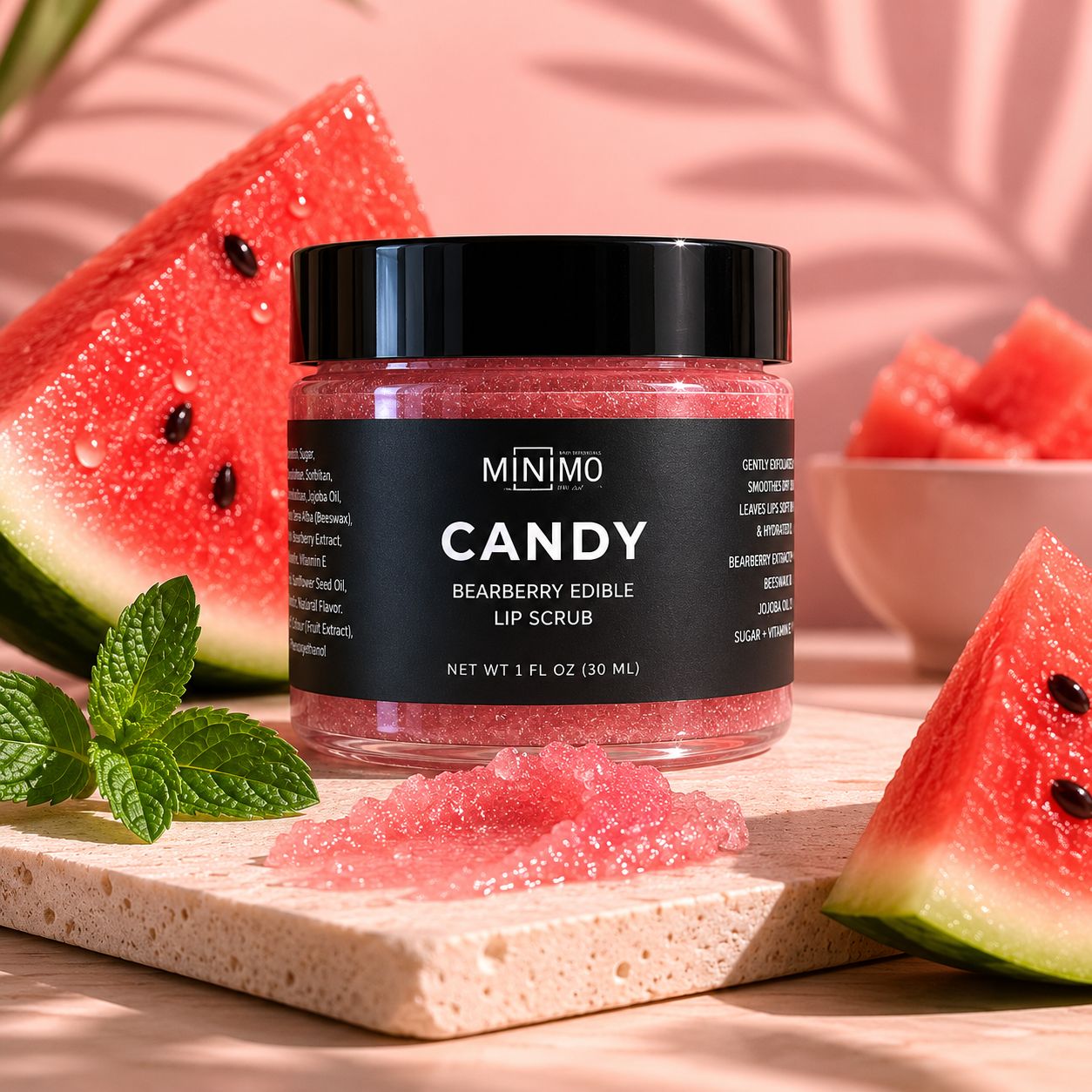 Candy Brightening Edible Lip Scrub