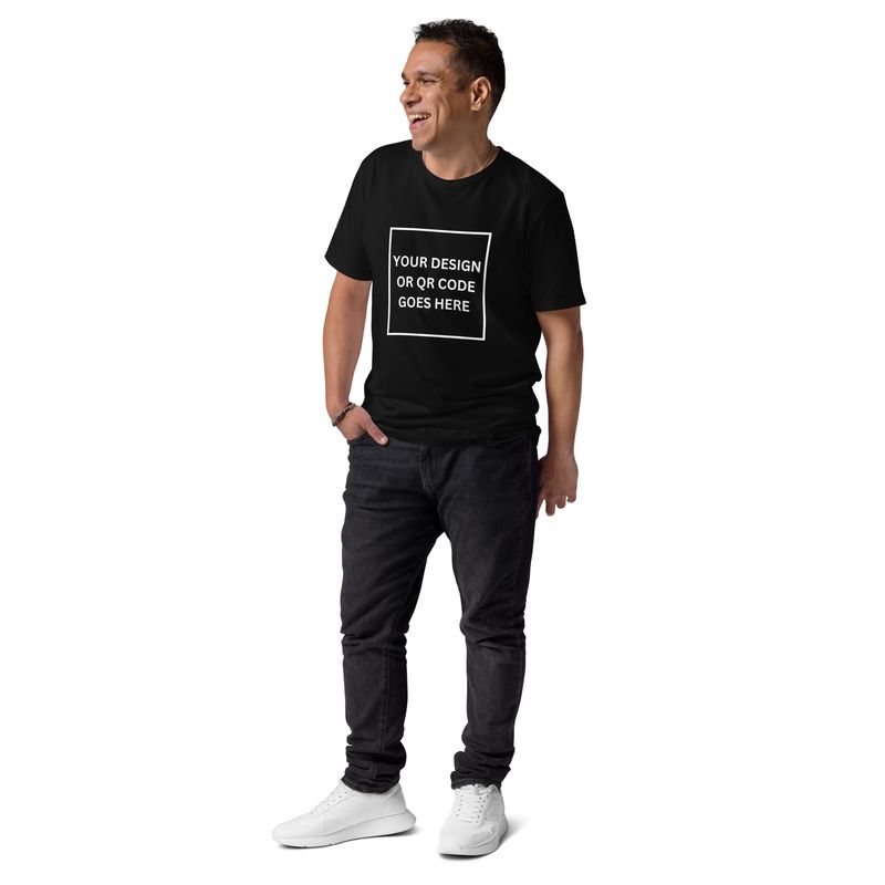 Custom Designed Unisex organic cotton t-shirt