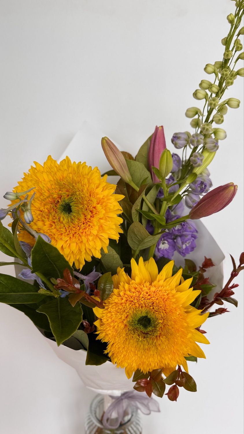 Teddy Bear Sunflower Bouquet