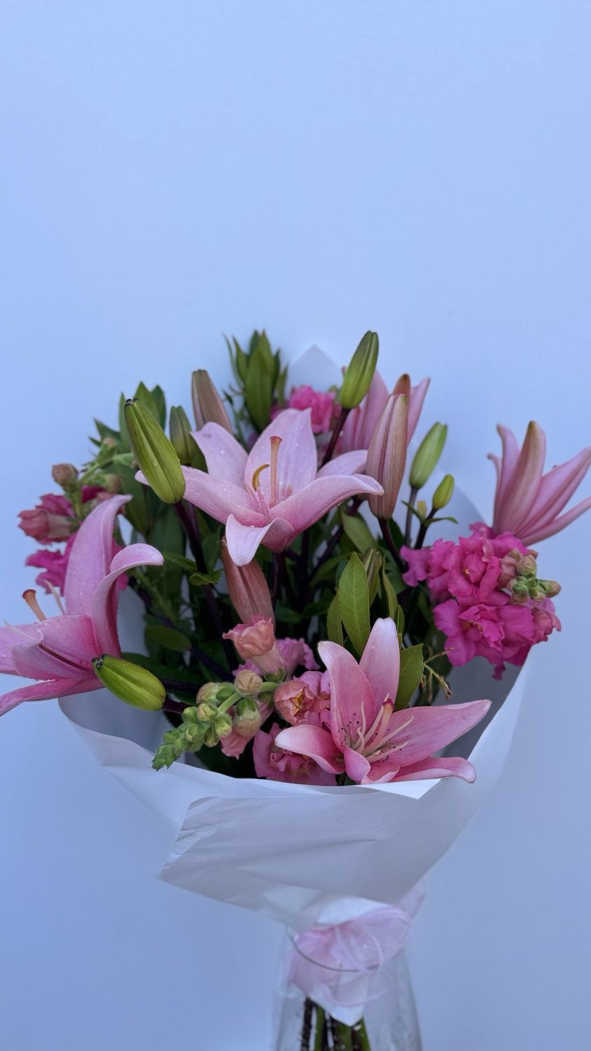 Pollen And Scent Free Pink Lilies