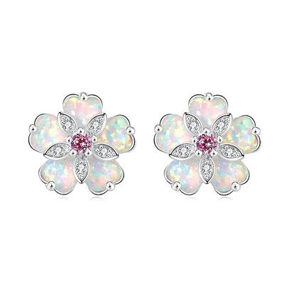 Ohrstecker OPAL FLOWER