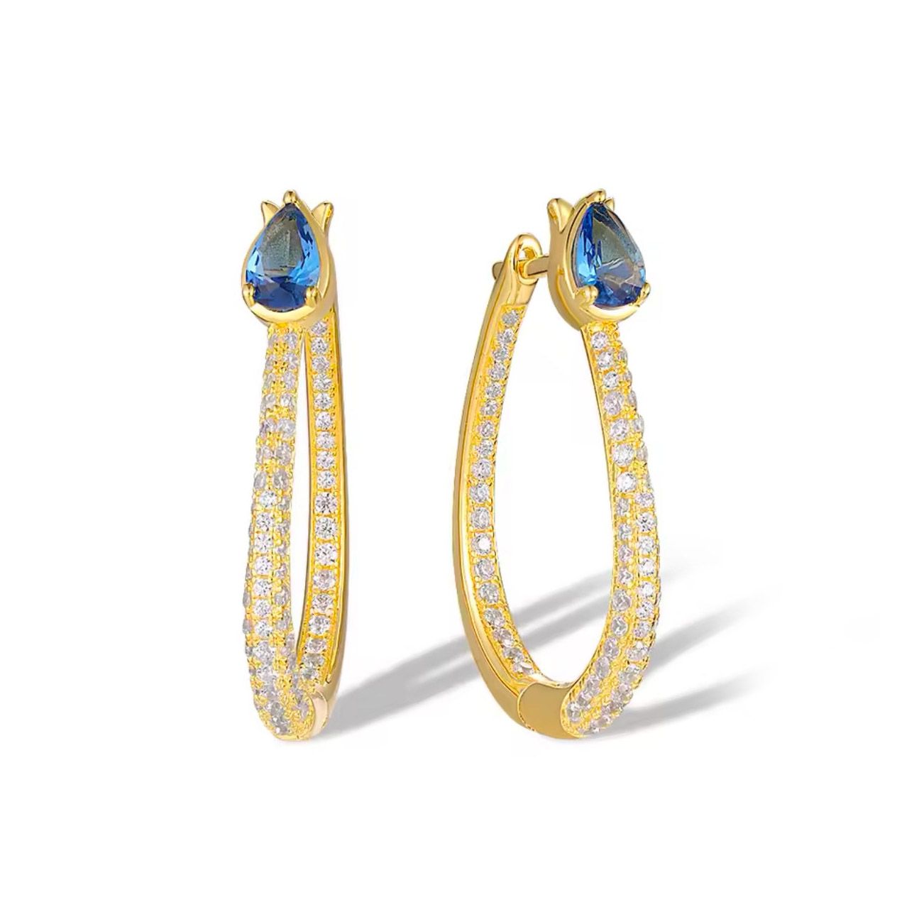 Kreolen BLUE SPARKLE
