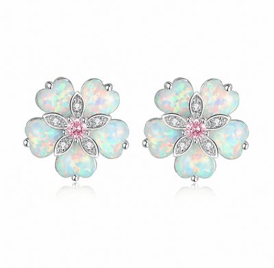 Ohrstecker OPAL FLOWER