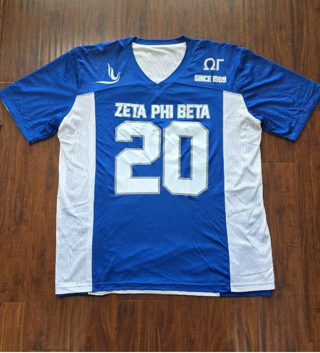 Limited Edition Blue and White Zeta Jersey