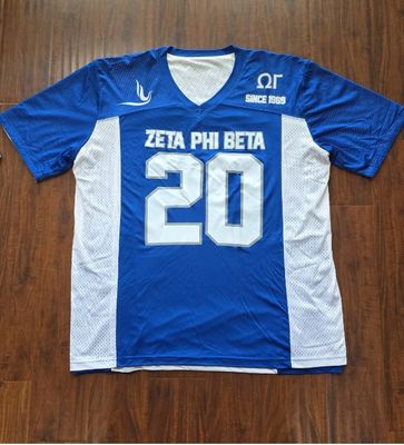 Limited Edition Blue and White Zeta Jersey