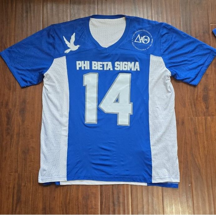 Limited Edition Blue and White Sigma Jersey