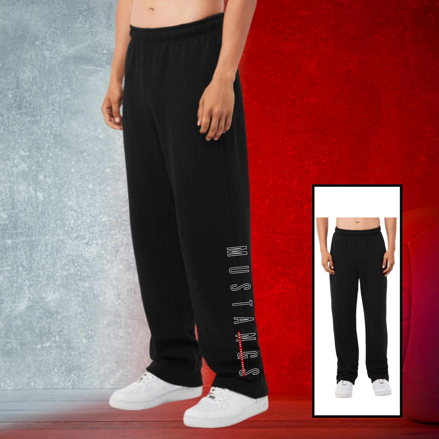 Bella Canva Unisex Straight - Leg Sweatpant-2