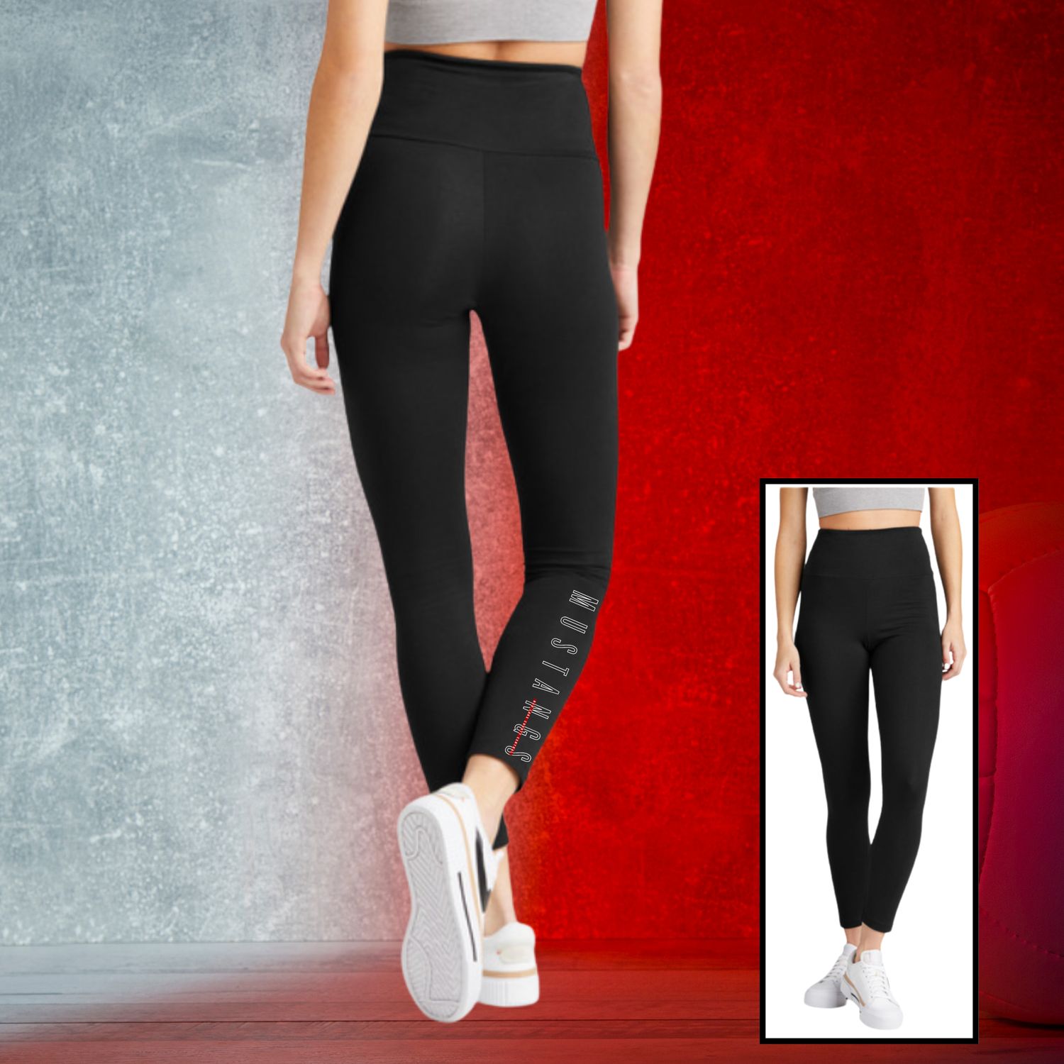 District Women's Flex High Waist Legging-1