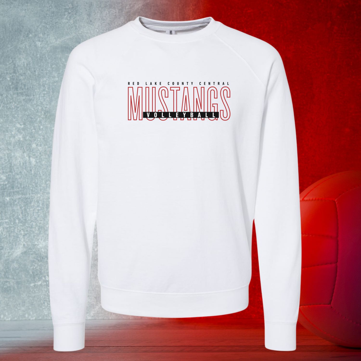 RLCC VB - Unisex Lightweight Loopback Terry Crewneck Sweatshirt - 5