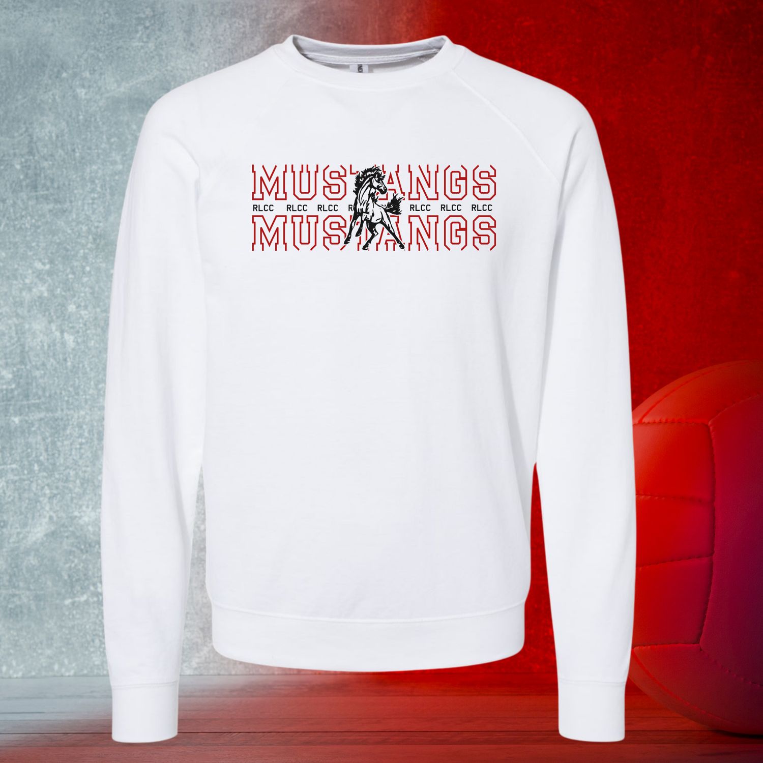 RLCC VB - Unisex Lightweight Loopback Terry Crewneck Sweatshirt - 6