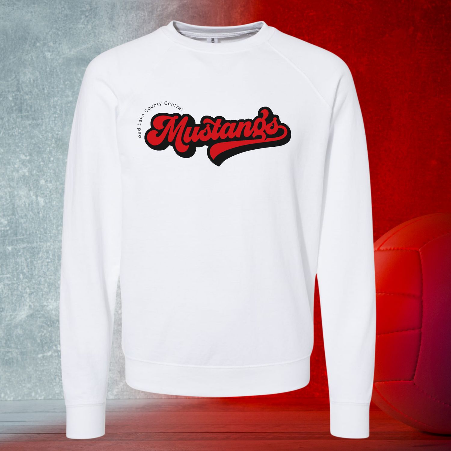 RLCC VB - Unisex Lightweight Loopback Terry Crewneck Sweatshirt - 3