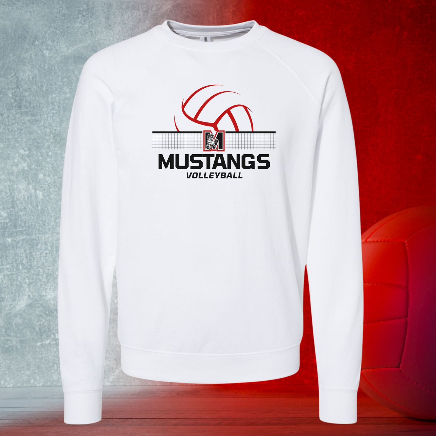 RLCC VB - Unisex Lightweight Loopback Terry Crewneck Sweatshirt - 2