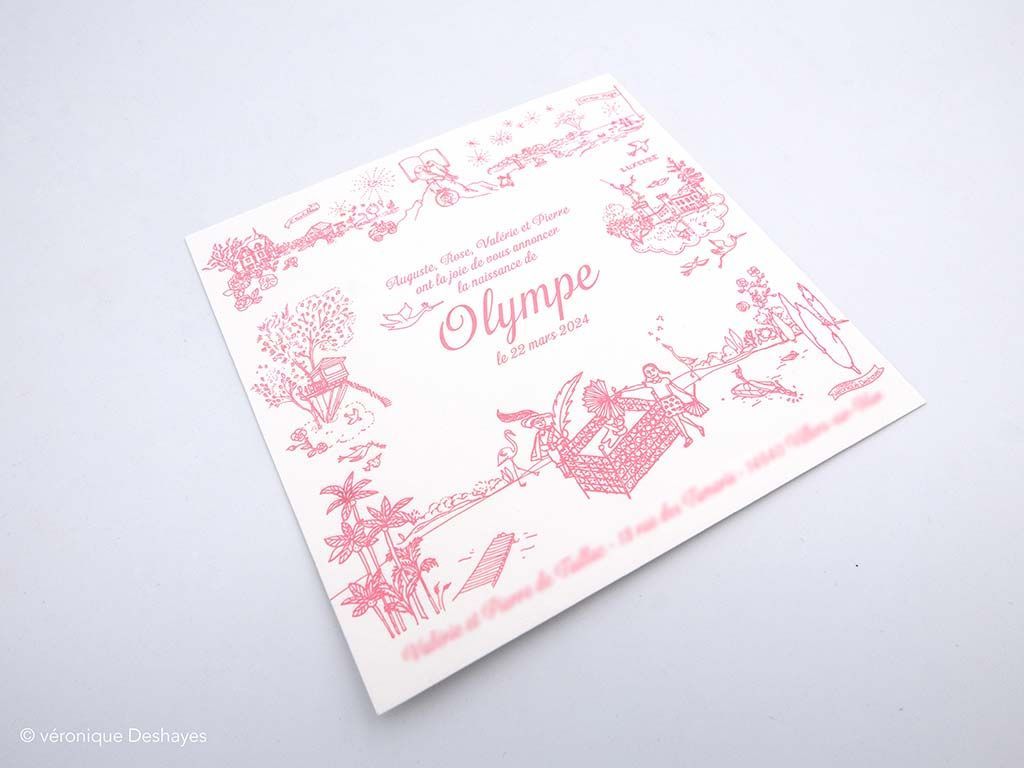 Faire part de naissance