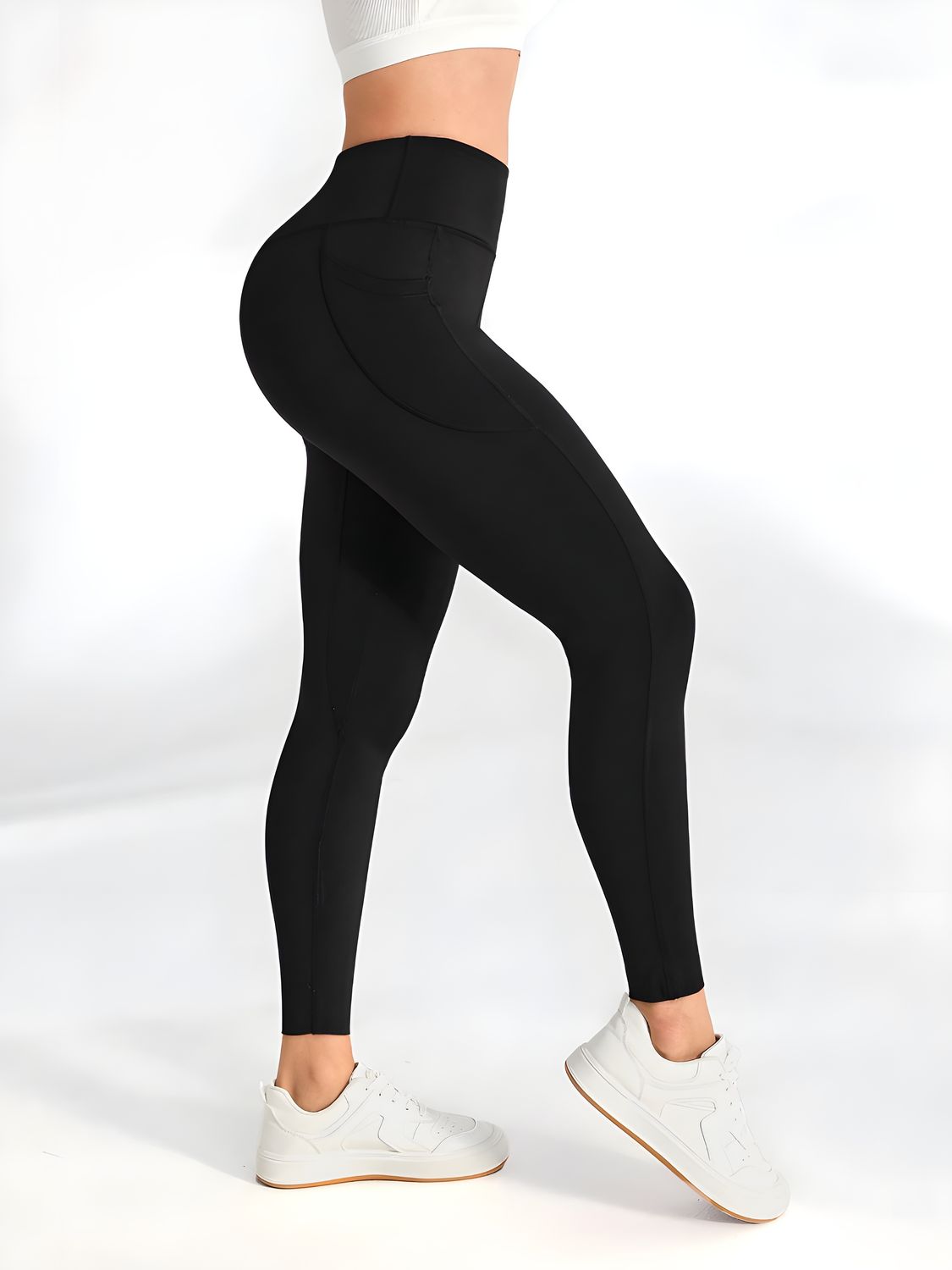 Leggings High-Waisted Black - Sculpting Fit