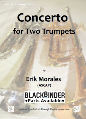 Concerto for Two Trumpets - Piano Accompaniment (PDF DOWNLOAD ONLY)