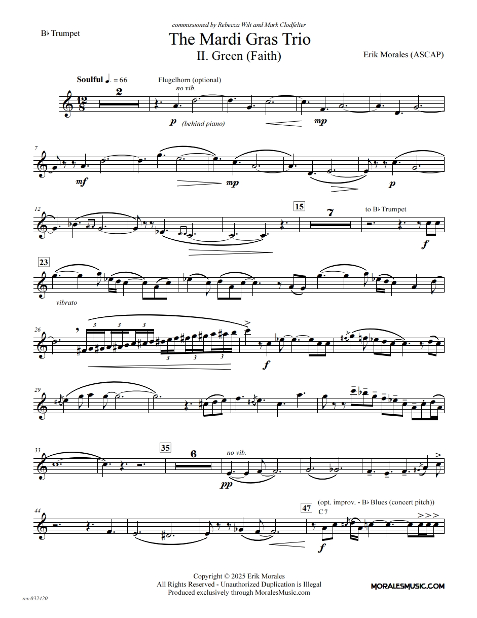 Brass Quintet Music – Erik Morales