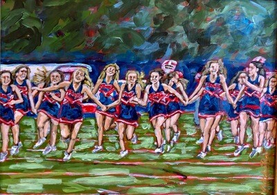 8 x 10 Prep Cheerleader Print By Natalie Ray