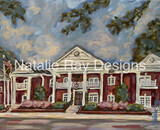 8x10 Sigma Nu House Print By Natalie Ray