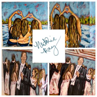 12 x 12 Custom Gallery Wrapped Panel Painting