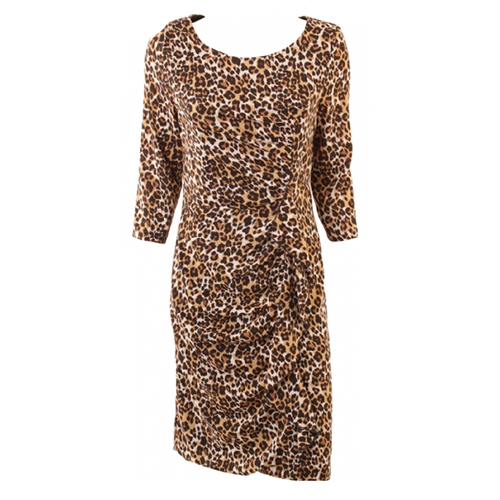VERA MONT    Animal Print Dress