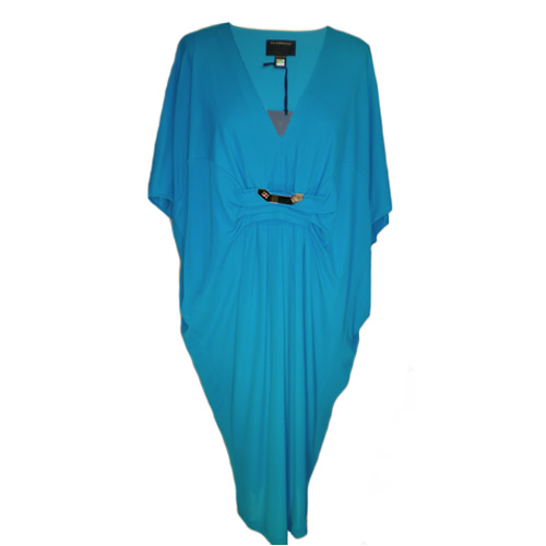 CLASS ROBERTO CAVALLI Turquoise Dress With Jewel Detail