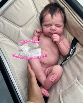 Pascal full body silicone reborn baby girl doll 8lbs
