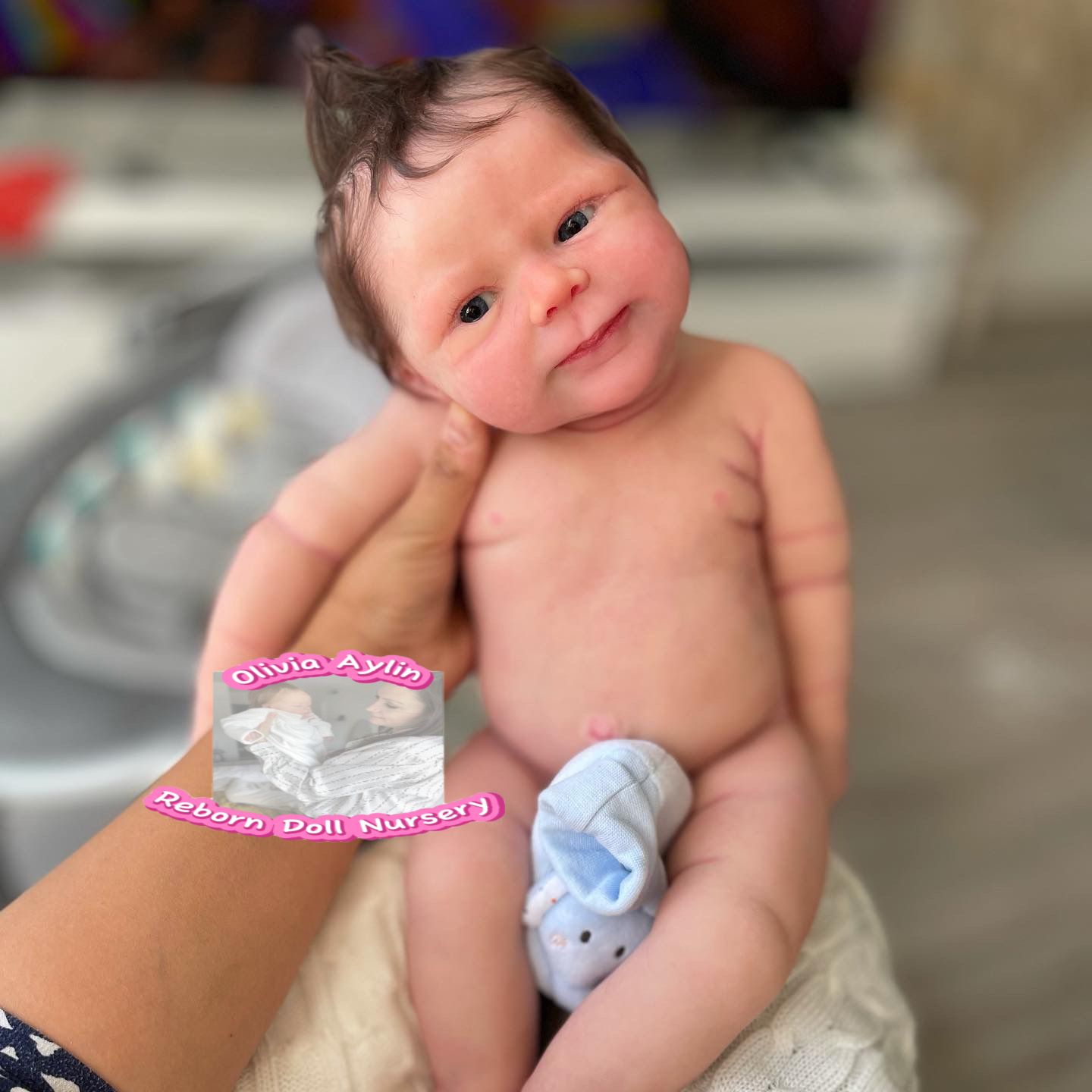 Emmanuel – Full Body Silicone Reborn Baby Boy Dolll
