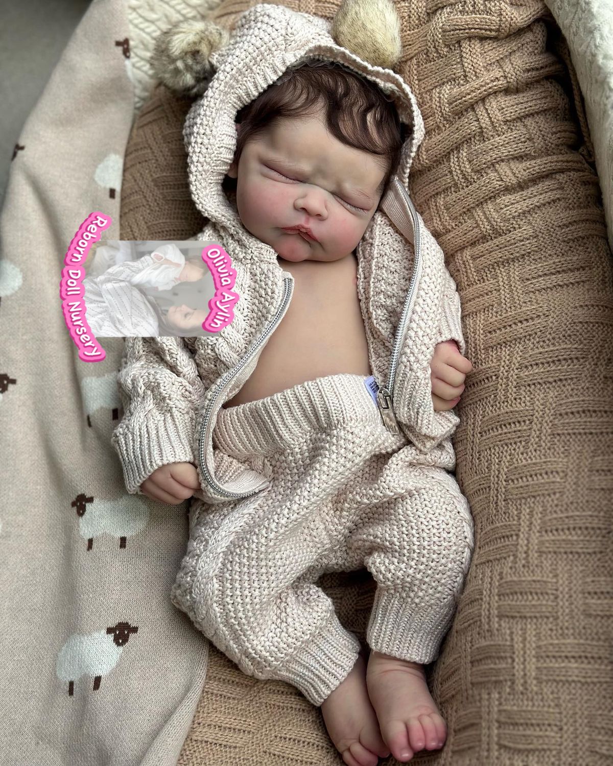 Kim – Full Body Silicone Reborn Baby Girl Doll