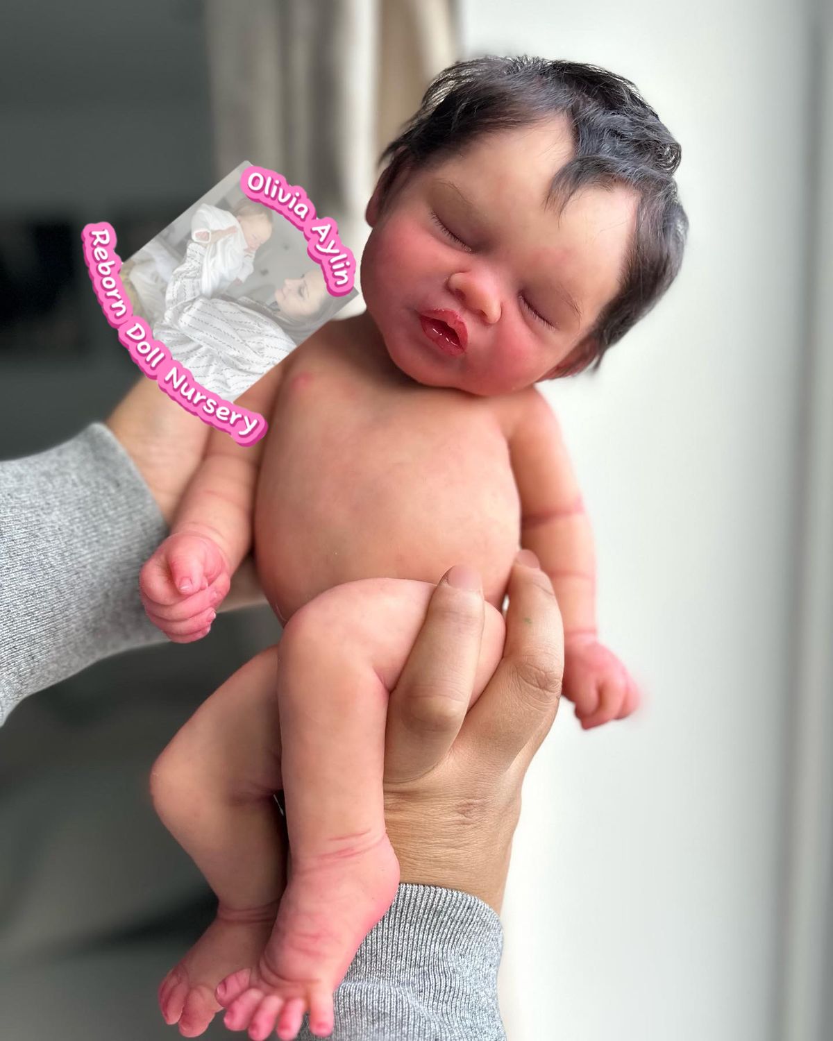 Cub full body silicone reborn baby girl doll 6lbs