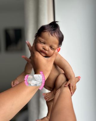 Olive full body silicone reborn baby girl doll 8 lbs