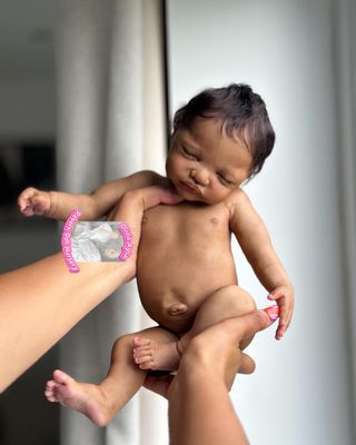 Olive full body silicone reborn baby girl doll 8 lbs