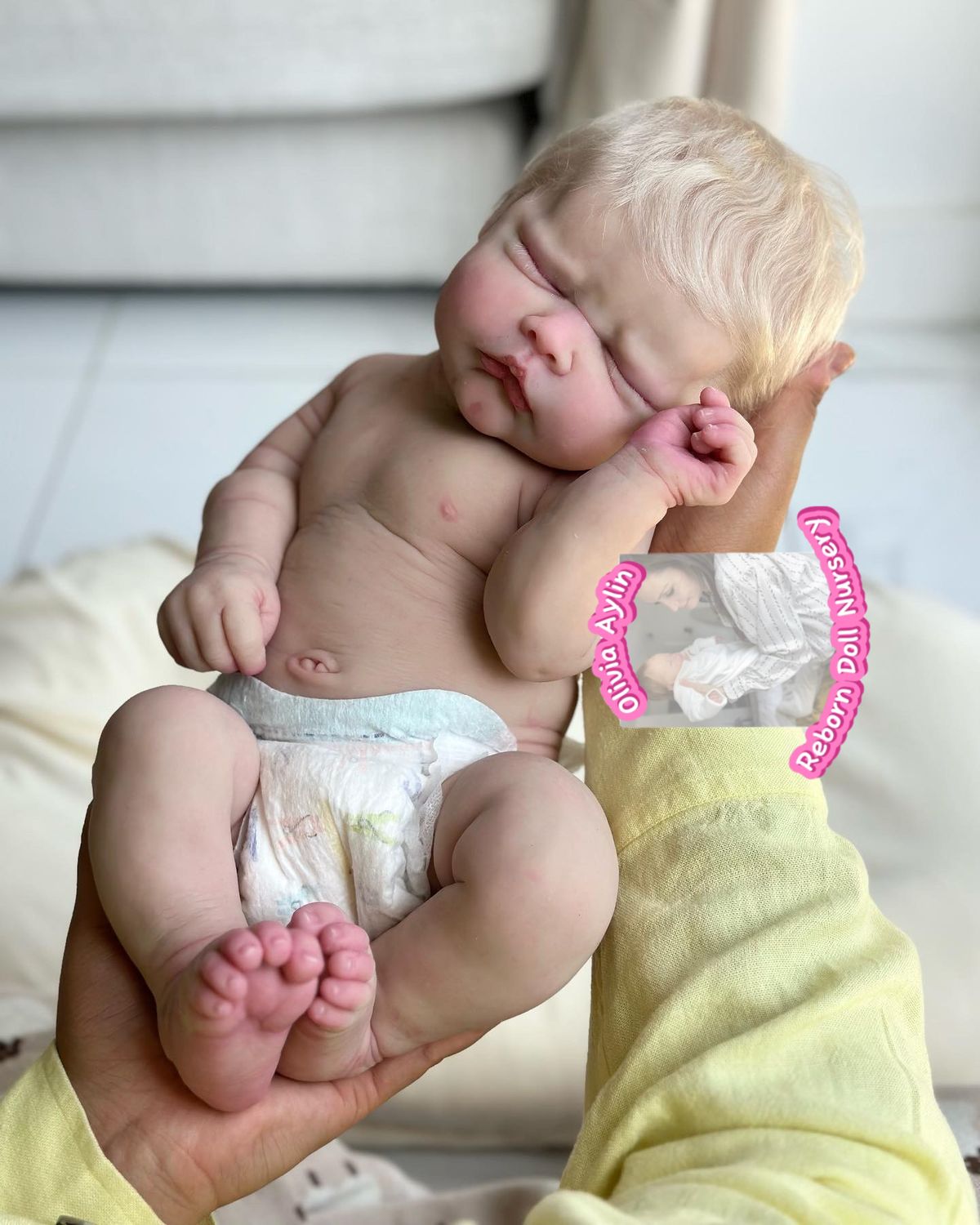 Kim – Full Body Silicone Reborn Baby Boy Doll