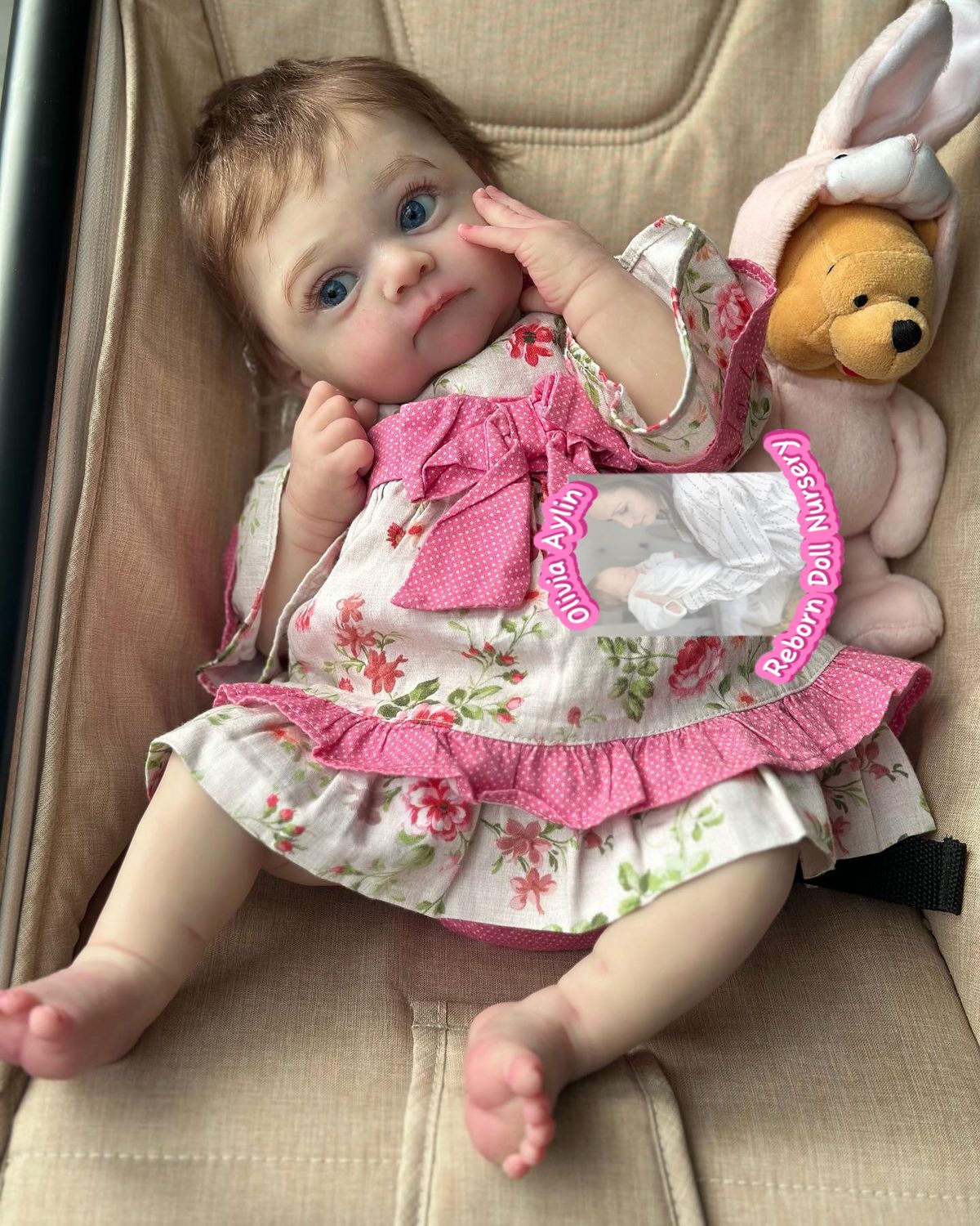 Angela full body silicone reborn baby girl doll 9 lbs