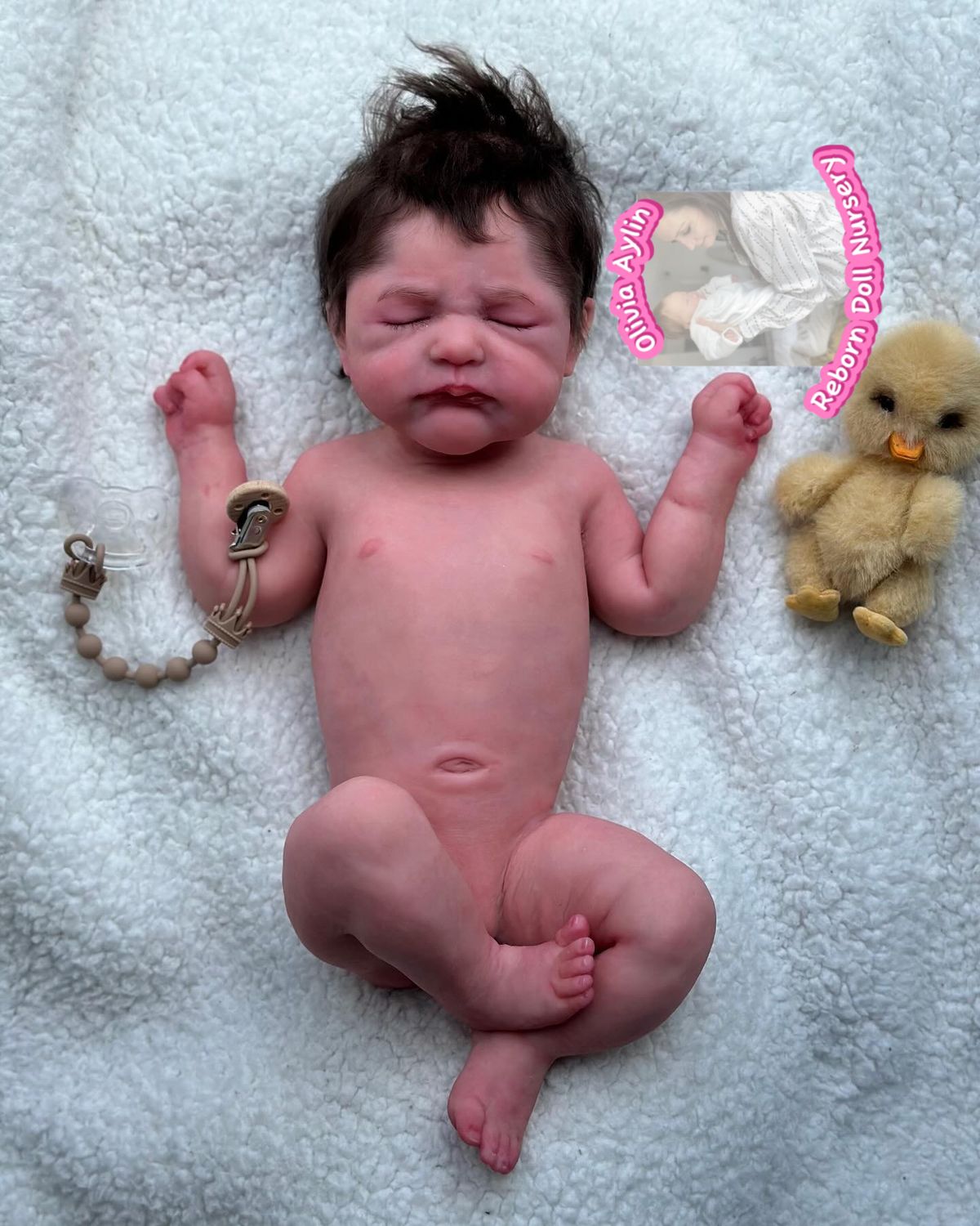 Carlotta full body silicone reborn baby girl doll 9 lbs