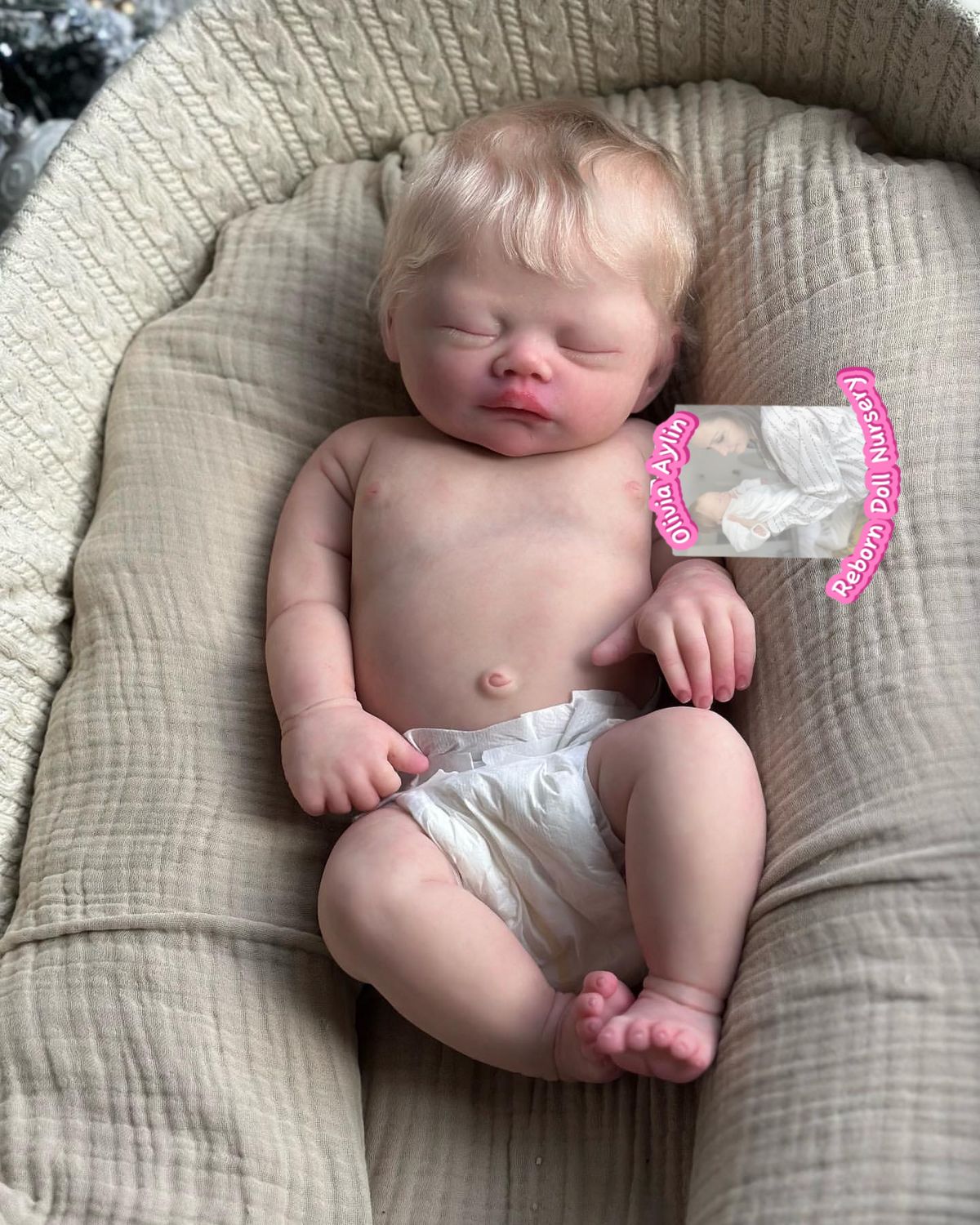 Nathalie – Full Body Silicone Reborn Baby Girl Doll