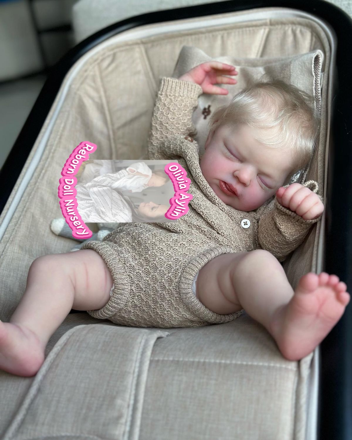 Bellamy full body silicone reborn baby girl doll 8 lbs