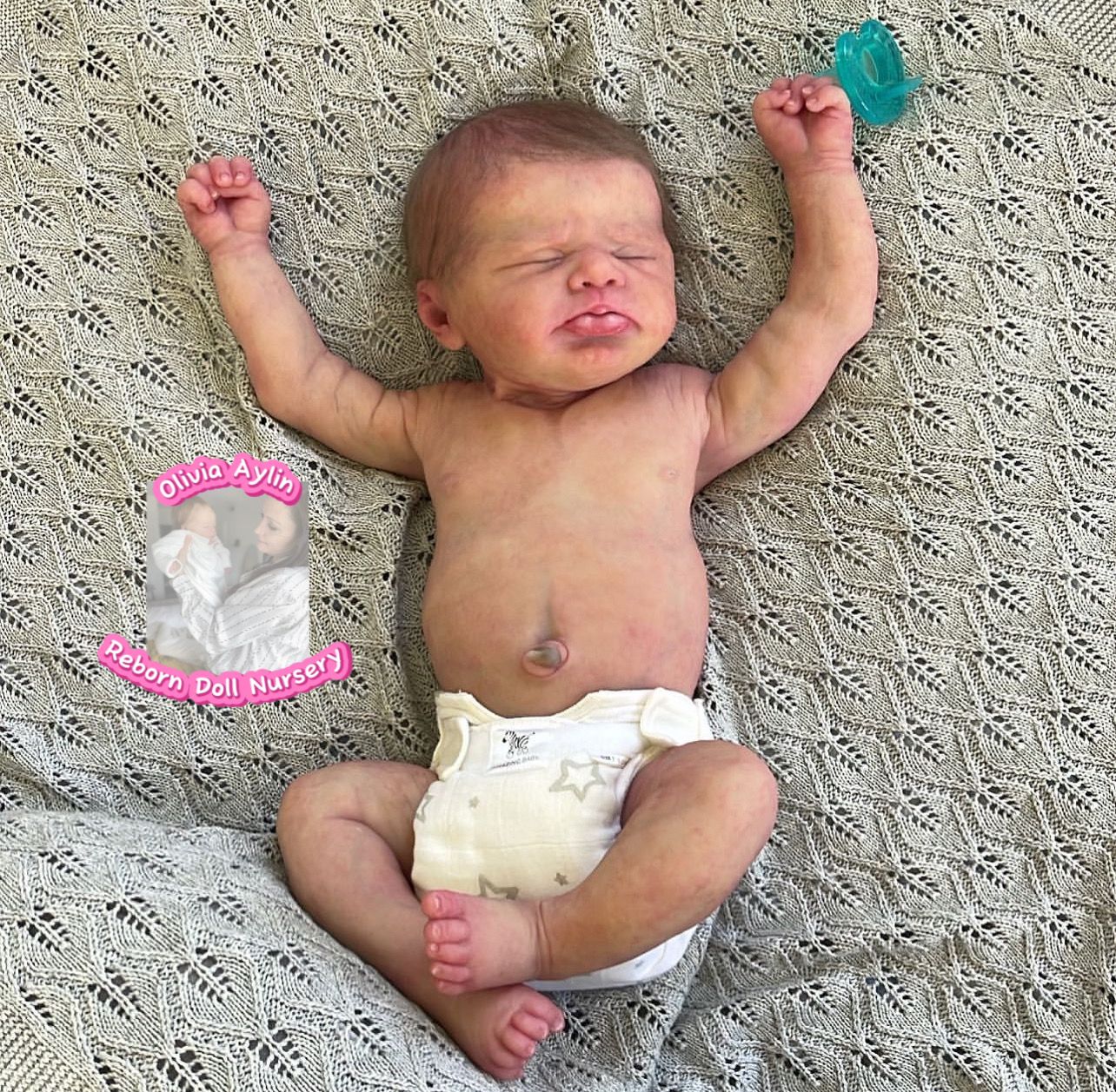 Canyon full body silicone reborn baby girl doll 6 lbs