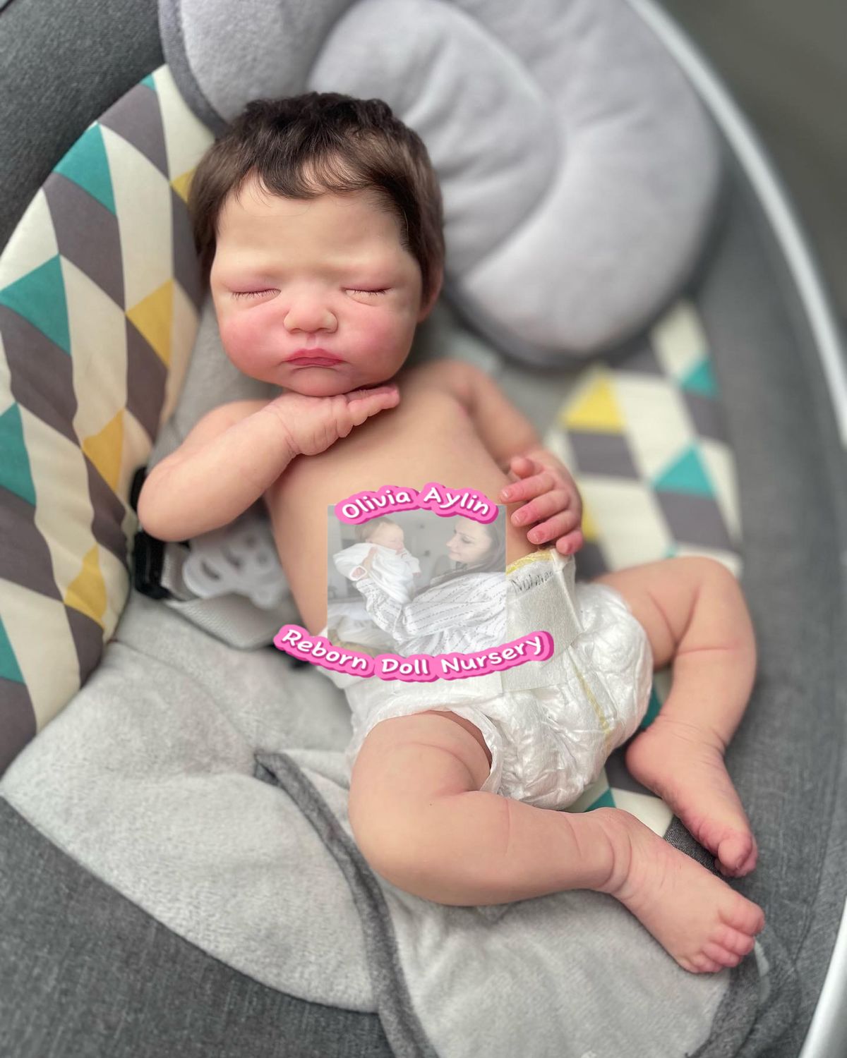 Bear full body silicone reborn baby boy doll 8 lbs