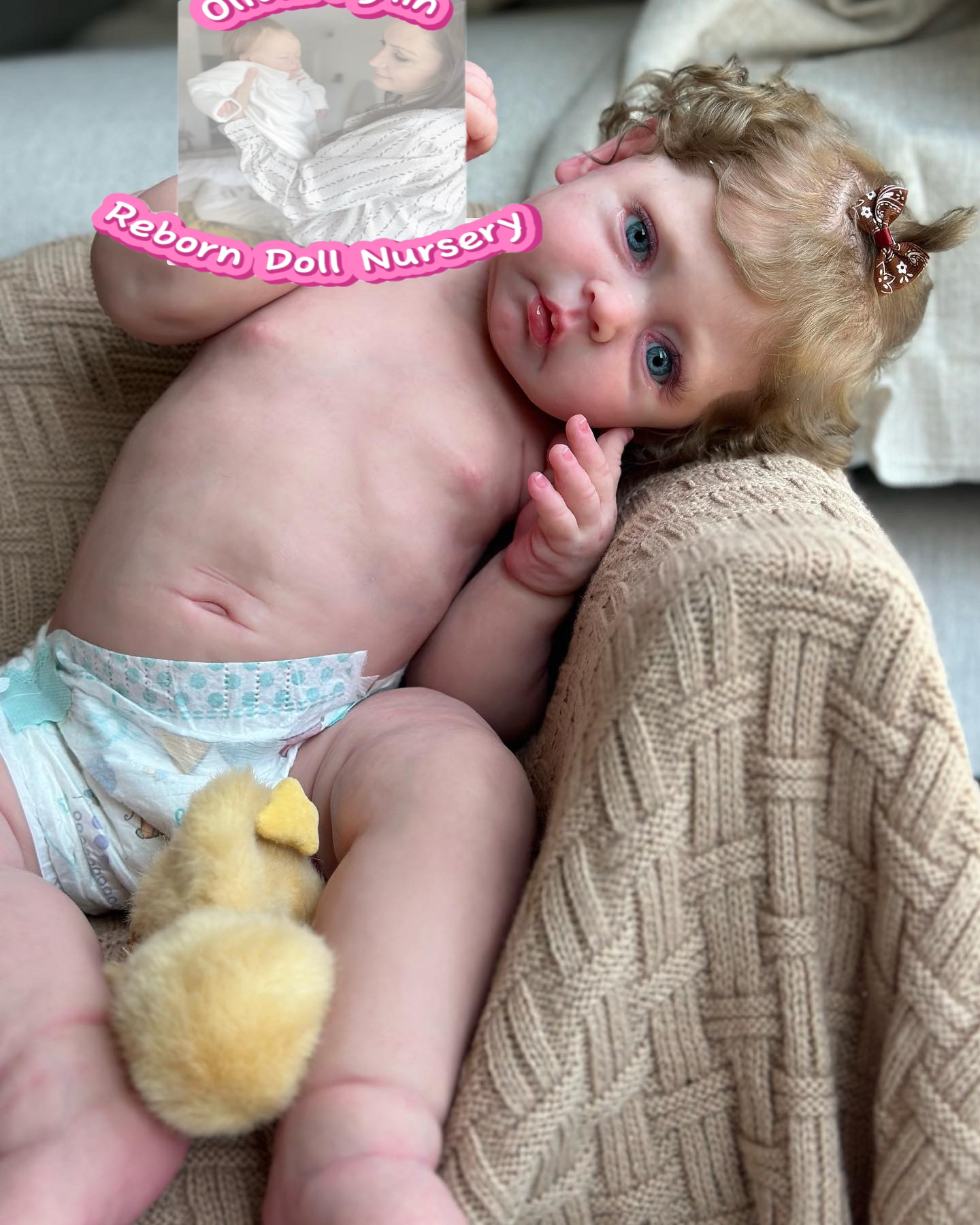 Sarah – Full Body Silicone Reborn Baby Girl Doll