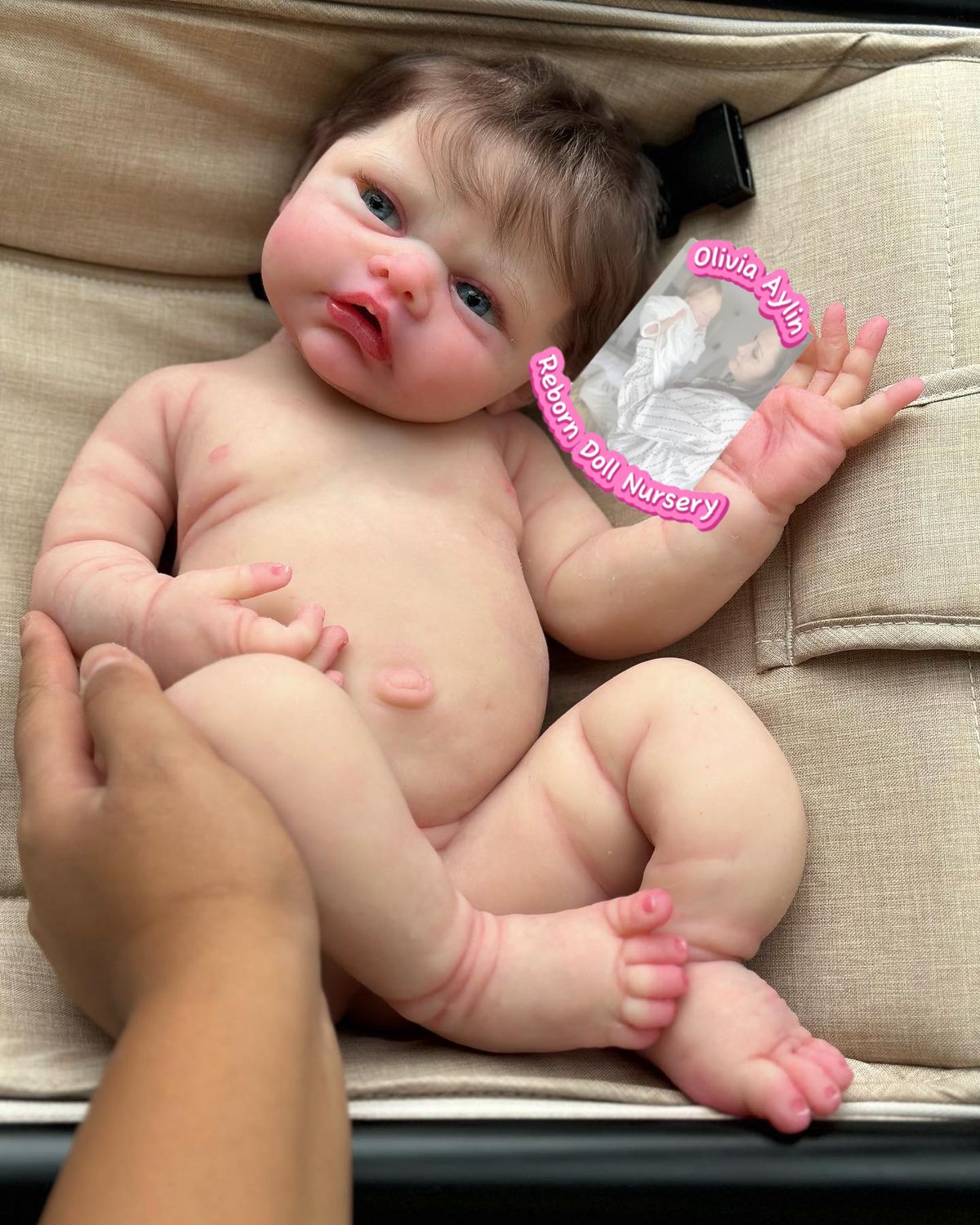 Brianna full body silicone reborn baby girl doll 8 lbs