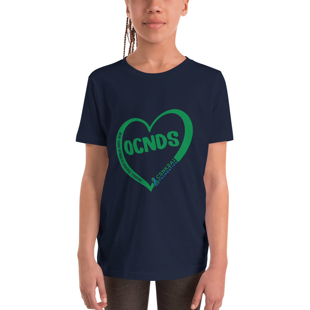 Navy Heart Kids T-shirt