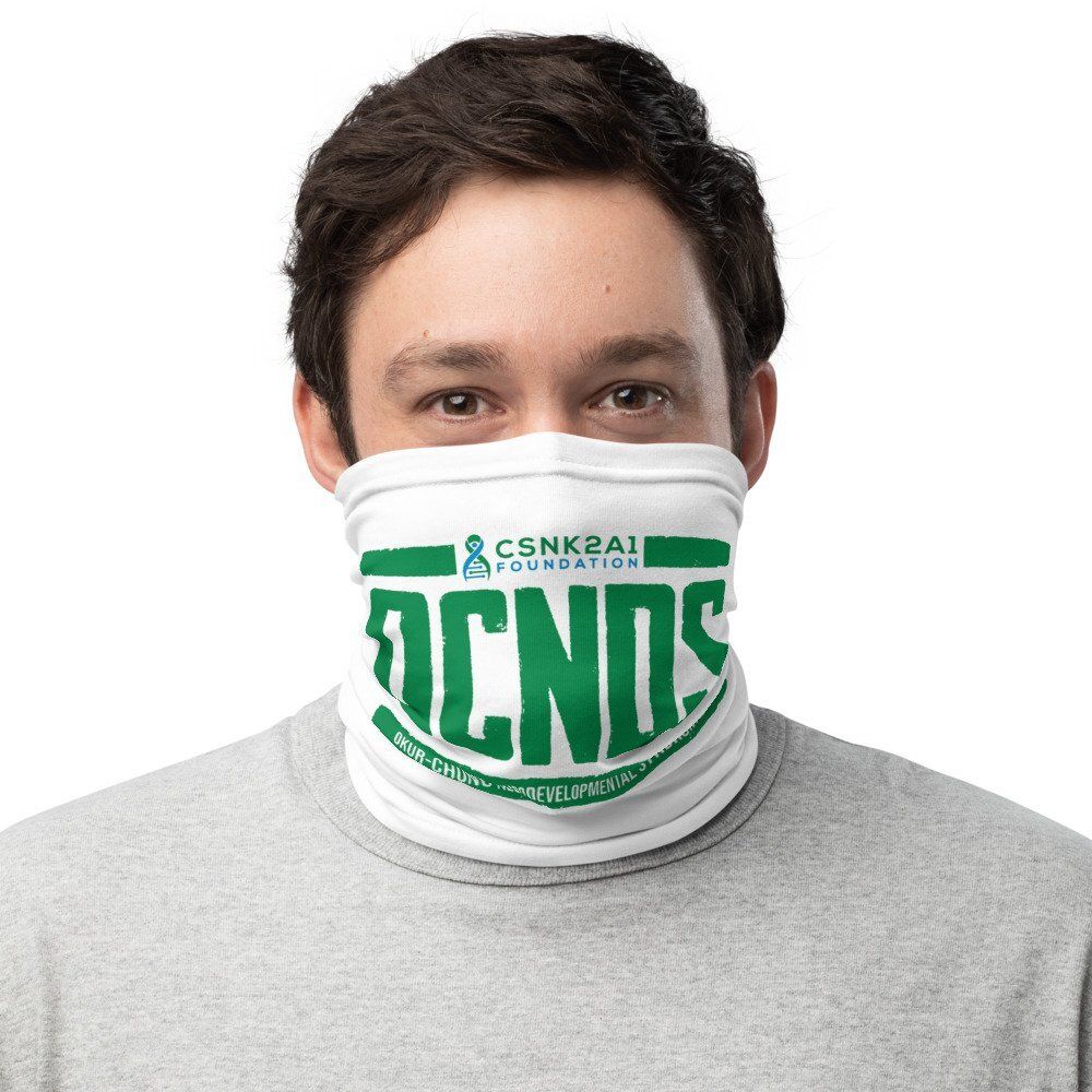 White CSNK2A1 Neck Gaiter