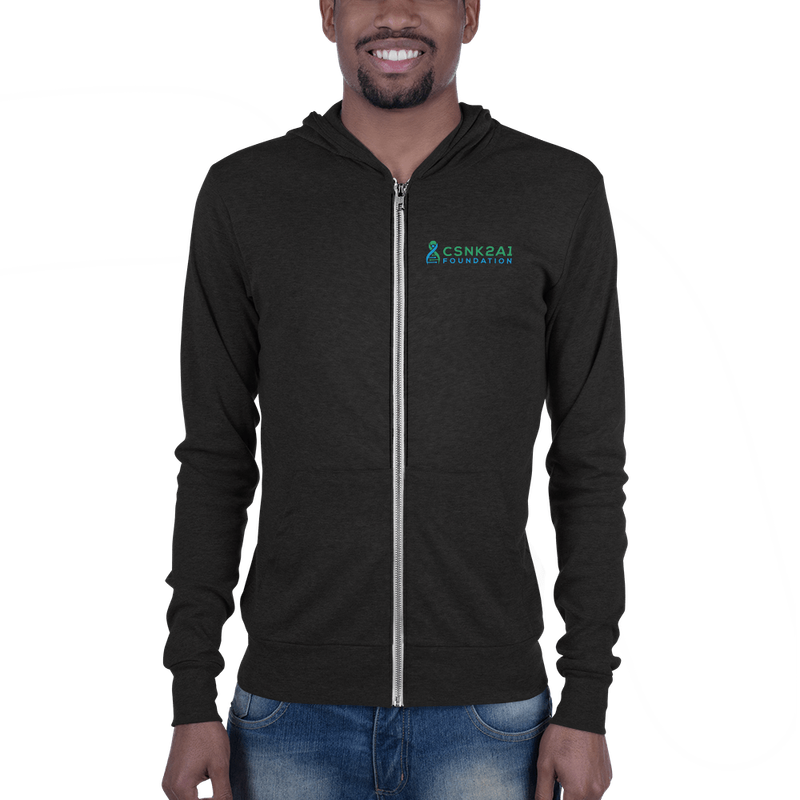 CSNK2A1 Foundation Unisex Lightweight Zipped Hoodie