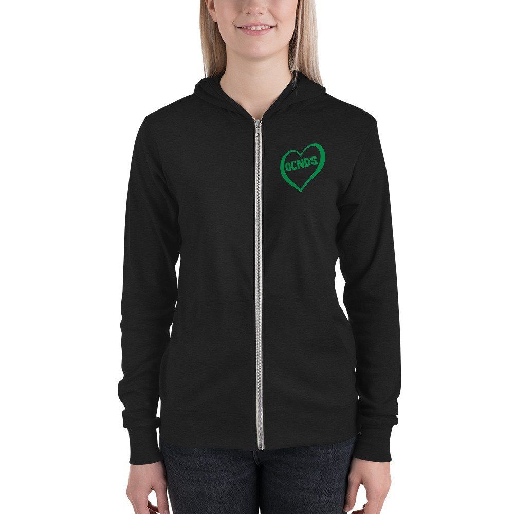 All Heart Unisex Lightweight Zipped Hoodie