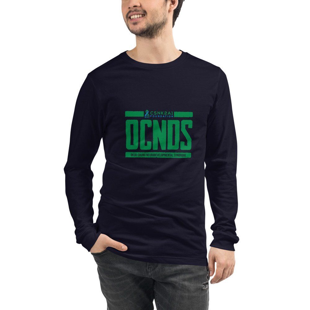 Navy Unisex Long Sleeve Tee