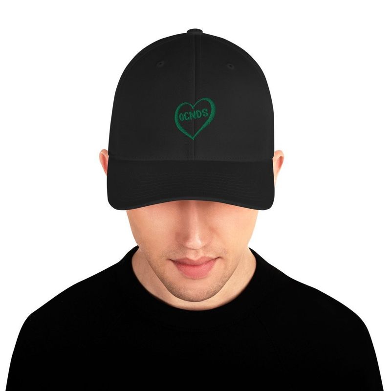 Black Heart Dad Hat