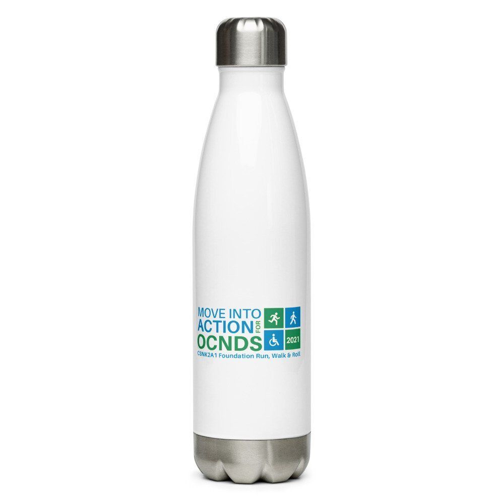 Move into Action Fun Run, Walk, & Roll Stainless Steel Water Bottle