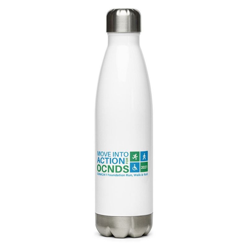 Move into Action Fun Run, Walk, & Roll Stainless Steel Water Bottle